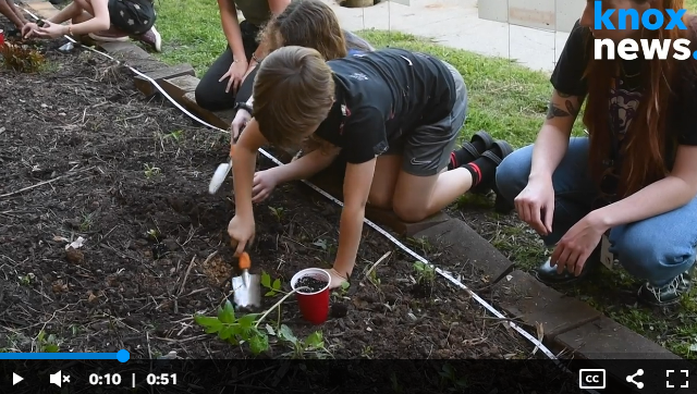 Youth Garden Education Program Receives Well Deserved Publicity