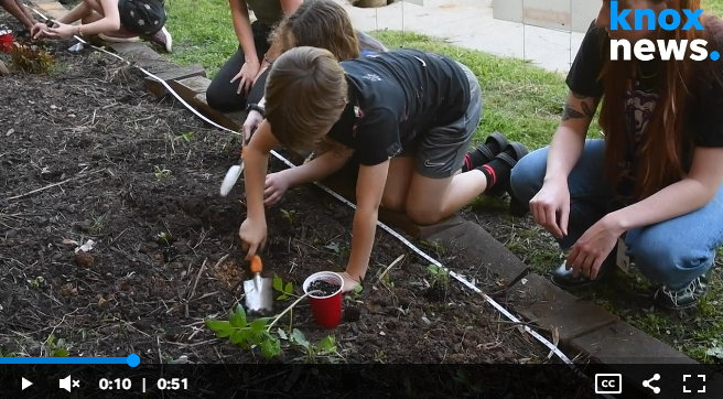 Youth Garden Education Program Receives Well Deserved Publicity