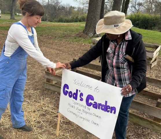 Workday at God’s Garden with UT Jones Center Students