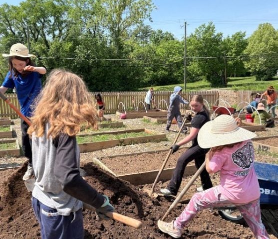 Volunteer Day with Homeschool Creative Learning Academy Home School Co-Op