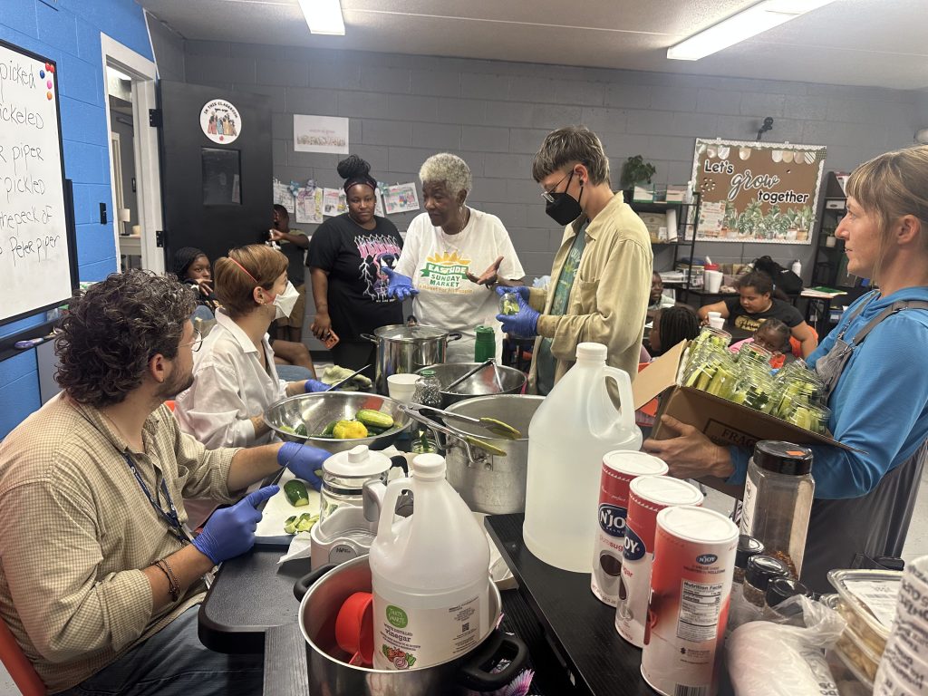 Collaboration with Western Heights Baptist Center Community Garden and Youth Education Program